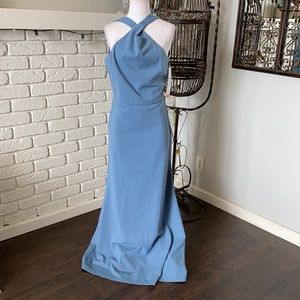 BILL LEVKOFF SLATE 778 BRIDESMAIDS DRESS WEDDING STYLE 1624 14 NEW